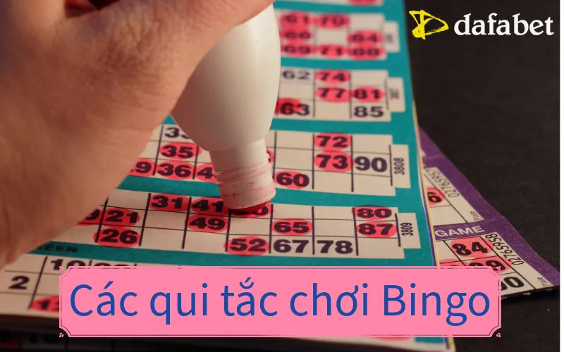Các qui tắc chơi Bingo